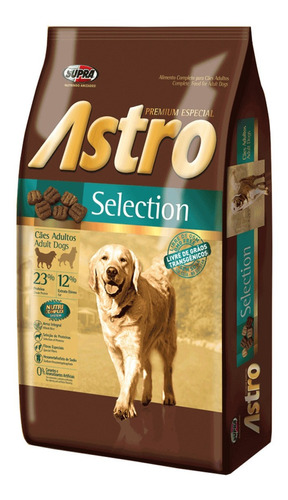Alimento Astro Selection para perro adulto todos los tamaños sabor mix en bolsa de 17kg