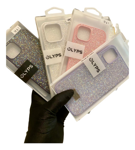 Capa De Luxo Swarovski Com Cristais iPhone XR Ao 16 Pro Max