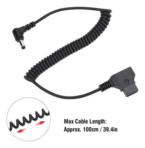 D Tap Conector Macho Para Dc 5.5* 2.5mm Plug Cabo De Aliment