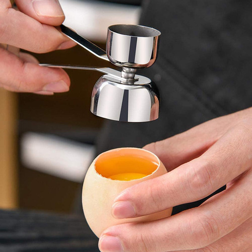 Topper De Huevo Abridor De Huevos De Acero Inoxidable Abrido