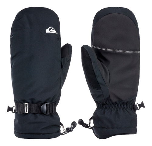 Guantes Mitones Quiksilver Mission Ski Snow Hombre True Blac