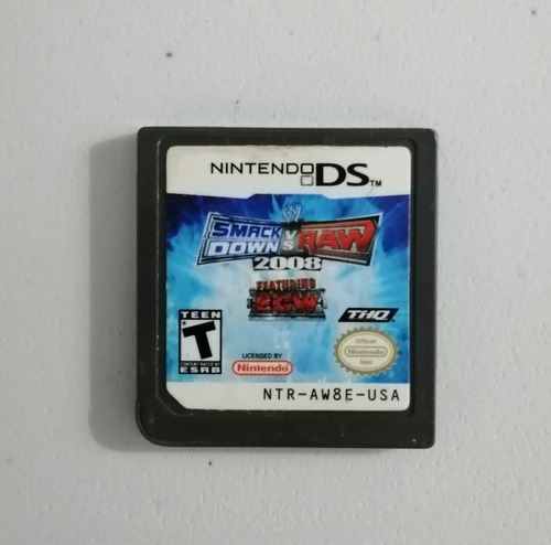 Wwe Smackdown Vs Raw 2008 Nintendo Ds Original Cartucho Nds