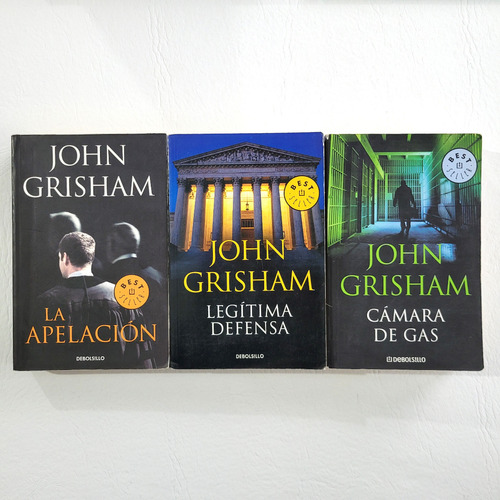 John Grisham : Lote 3 Libros Camara Legitima . Debolsillo #