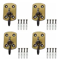 Comprar Kit 4 Gancho Armador Parafusar Oxidado Luxo P\u002F Rede Dormir