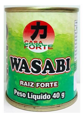 Wasabi Em Pó Raiz Forte 40g Casa Forte