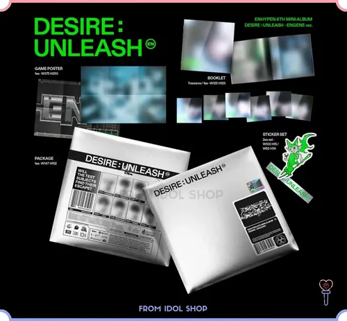 Enhypen - Álbum Desire: Unleash (versão Engene) Original
