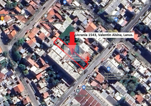 Lote De 560 M2, 10 Mts De Frente X 56 Mts De Fondo, Valentin Alsina, Lanus Oeste.