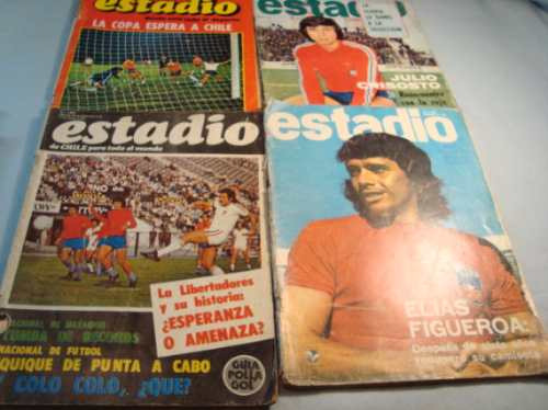 Seleccion Chilena   1973 - 1975. Revistas Estadio (4)