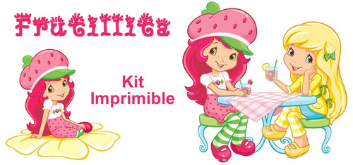 Kit Imprimible Frutillita Hagalo Ud Mismo + Envío Gratis