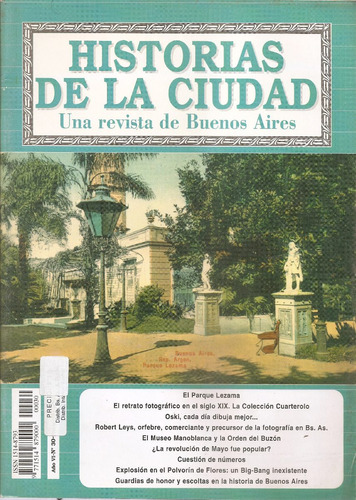 Revista Historias De La Ciudad Nº 30 Marzo 2005