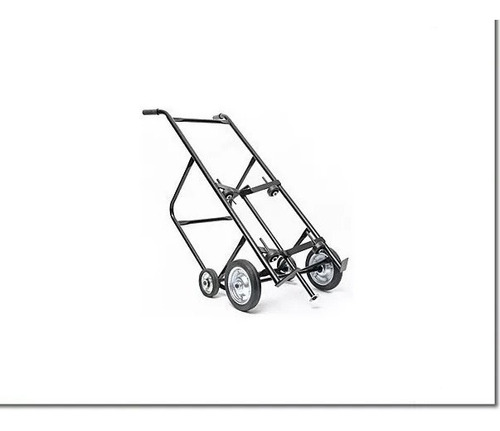 Carretilla Carro Para Tambores 200 Lts De 3 Ruedas Azul