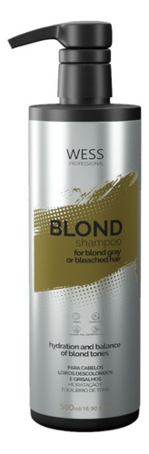 Wess Blond Shampoo Matizante - 500ml