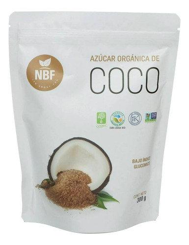 Azúcar De Coco Orgánica 300 Gr
