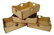 Comprar Lote De 10 Bandejas En Mdf De 3 Mm De Espesor 