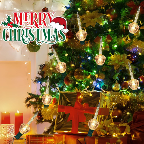 Luces De Burbujas De Navidad, Juego De Cuerdas De Luz De De
