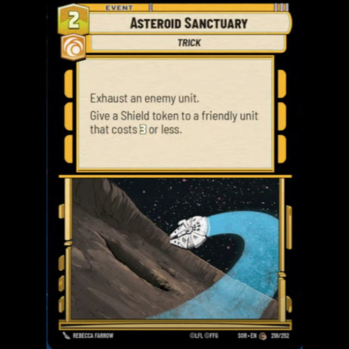 Star Wars: Sor - 218/268 - Asteroid Sanctuary