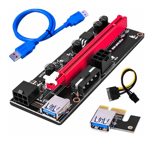 Riser Pci-e Rig Pce164p-n08 V009s 1-16x Mineria