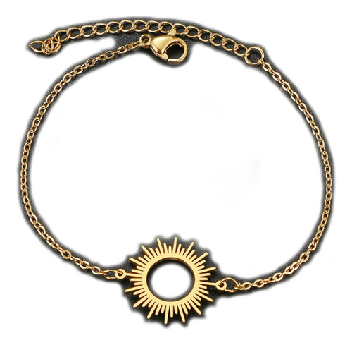 Pulsera Sol Calidad Acero Inoxidable Ajustable