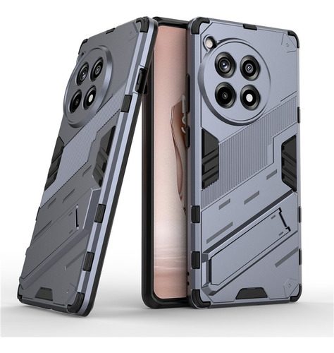 For Oneplus 12r Rugged Armor Hard Stand Lens Protector Case