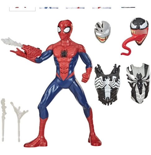 Imagen 2 de 4 de Spiderman Figura Titan Marvel Maximun Venom Original