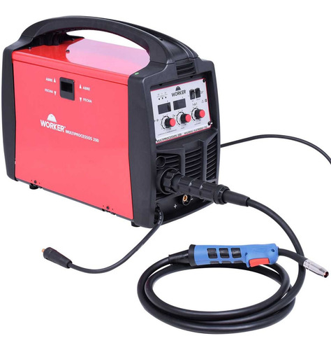 Máquina Para Solda Multiprocessos 200a Worker