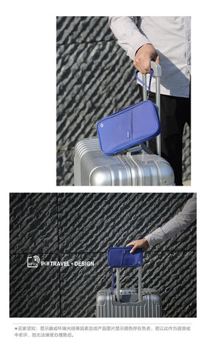 Cartera De Viaje Con Soporte Para Pasaporte Familiar, Funda