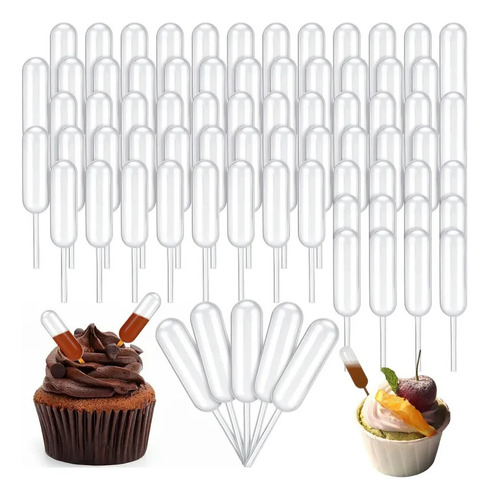 Jf1 Pipetas Para Postres Cupcakes Catering De 4 Ml 200pcs