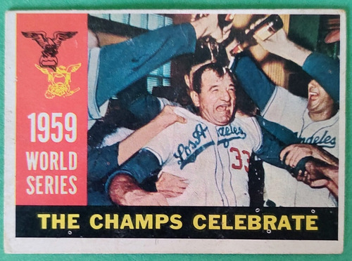 1.960 Topps,the Champs Celebrate,1.959 World Series 