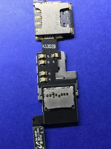 Flex Lector Sim Y Micro Sd Samsung Galaxy Note 4 Original