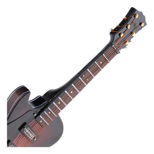 Modelo De Instrumento Réplica De Guitarra Clássica Em Miniat