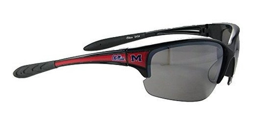 Gafas De Sol - Mississippi Rebels Ole Miss Black Red Elite S