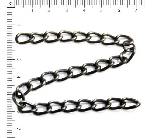 Cadena X 10 Mts Groumet Larga 1.75mm Bronce, Insumos Bijou Color Bronce