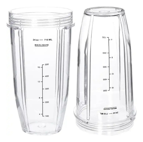Kit 2 Copos Nutri Ninja Com Tampa Flip-top 710 Ml Bl480 472