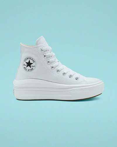 Tenis Mujer Plataforma Chuck Taylor All Star Move Blanco 