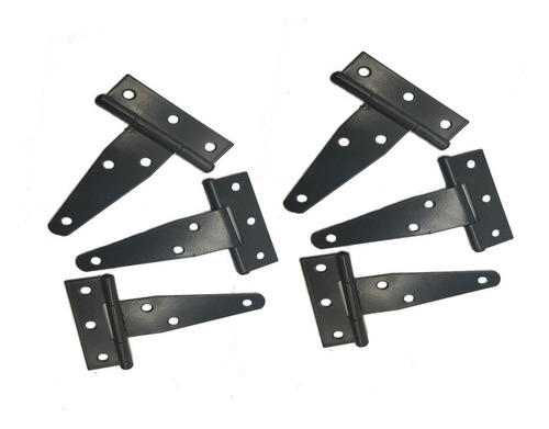 6 Bisagras Triangulares Ranuradas Con Bisagra En T Galvaniza