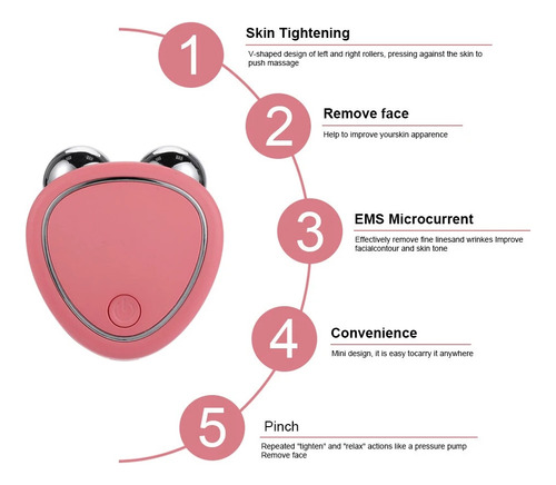 Masajeador Facial Ems Con Microcorriente Para Levantamiento