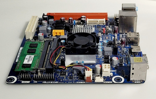 Imagem 5 de 7 de Placa Mãe Pcware Ipx847p1 + 2gb Ram Hdmi