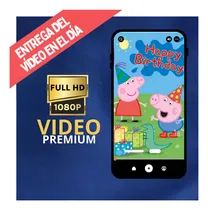 Comprar Invitación Animada Digital Tiziben Con Foto Opcional Peppa Pig