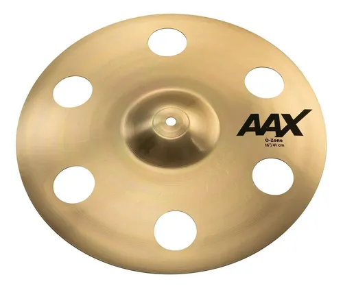 SABIAN 16インチ O-Zone Crash Sabian 16 Aax O-zone Crash, Prato Com Acabamento Brilhante