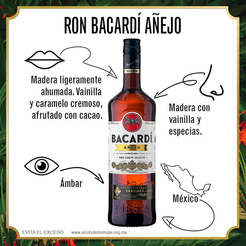 Ron Bacardí Añejo De 980 Ml