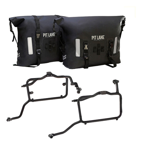 Kit Alforjas 20lts Y Soportes Laterales Bmw F 750 - F 850 Gs