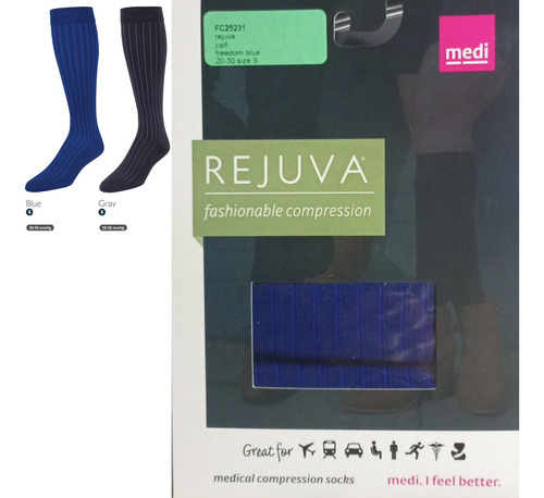 Medias De Compresion  20-30 Rodilla Compresion Y Moda Rejuva