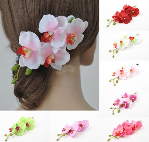 Rikyo 10 Set De Orquídeas De Seda Artificial Con Tallos, 7