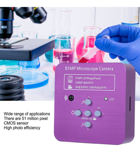 Enchufe Electrónico 100 A 240vac Los Eeuu Cámara Microscopio