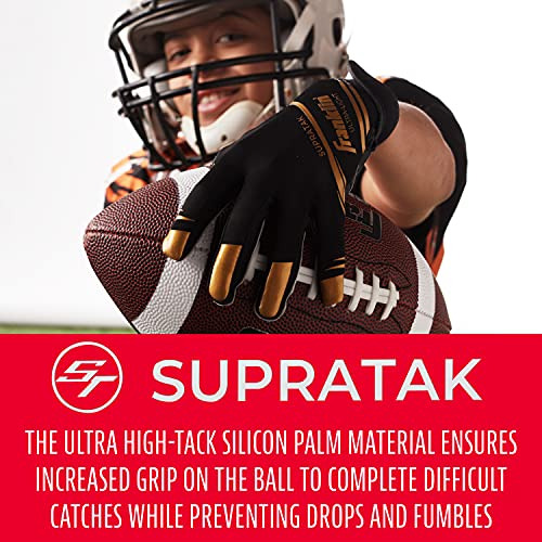 Guantes Para Receptor De Fútbol Supratak De Franklin Sports,