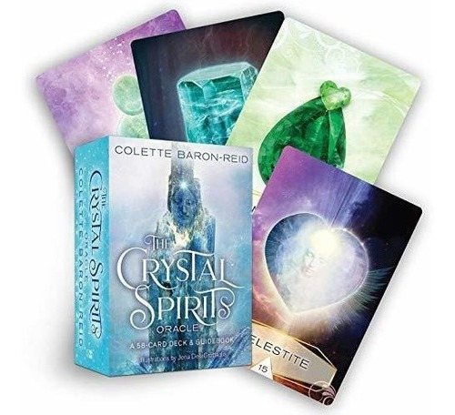 Oraculo De Espiritus De Cristal Una Baraja De 58 Cartas Y Un