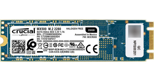 Crucial 250gb Mx500 M.2 Internal Ssd