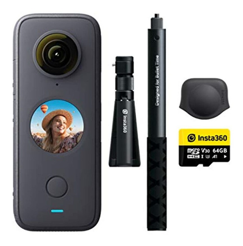 Cámara De Acción Impermeable Insta360 One X2 De 360 Grados