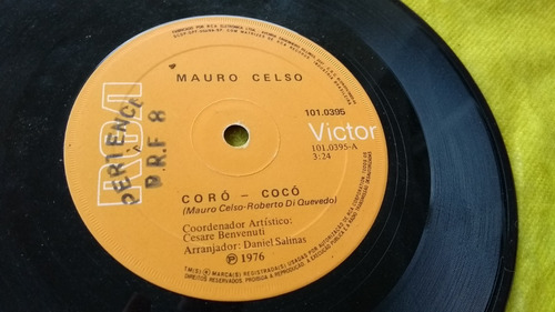 Vinil Mauro Celso Coró Cocó Lado B Mikitila Compacto De 1976