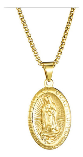 Collar Medalla Virgen María Nuestra Señora De Guadalupe